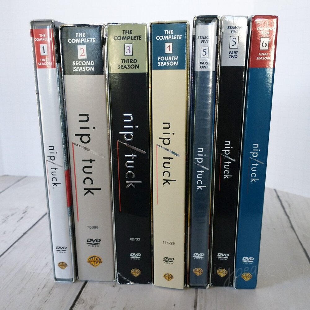 Nip/Tuck Full TV Series 35 DVD Set Seasons 1-6 (7 Boxed Sets) FX Medical Drama
